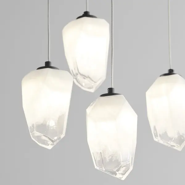 Vivo Five Light LED Pendant in Black - Image 6