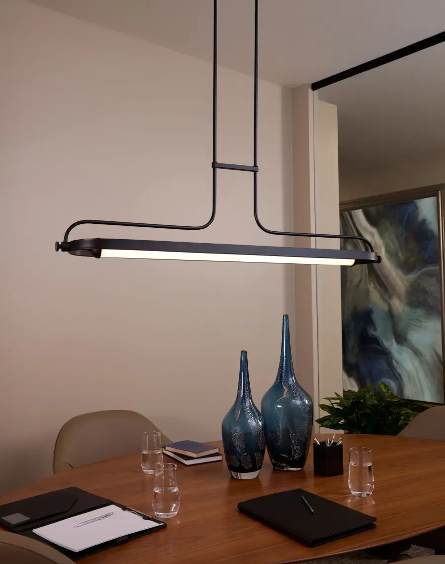 Versatile Linear Chandelier Blending Modern and Traditional Design - Image 6
