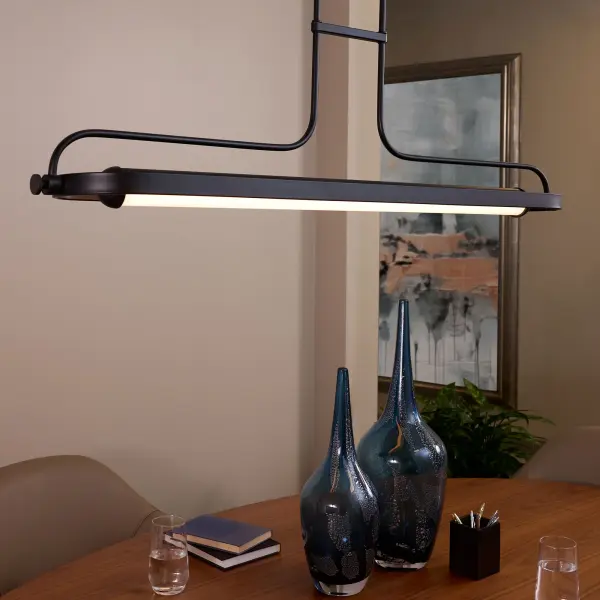 Versatile Linear Chandelier Blending Modern and Traditional Design - Image 8