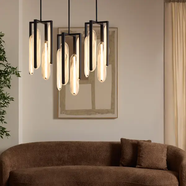 Avian 4-Light Pendant in Black - Image 5