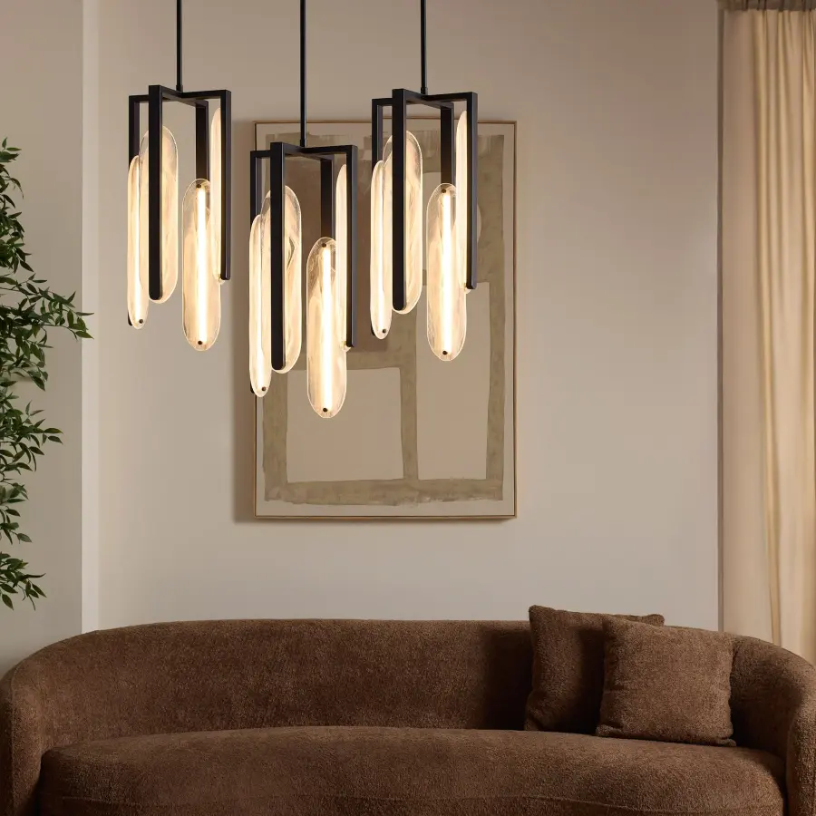 Avian 4-Light Pendant in Black - Image 5