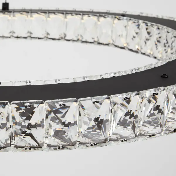 Contemporary Crystal LED Pendant with Adjustable Color Temperature - Image 4