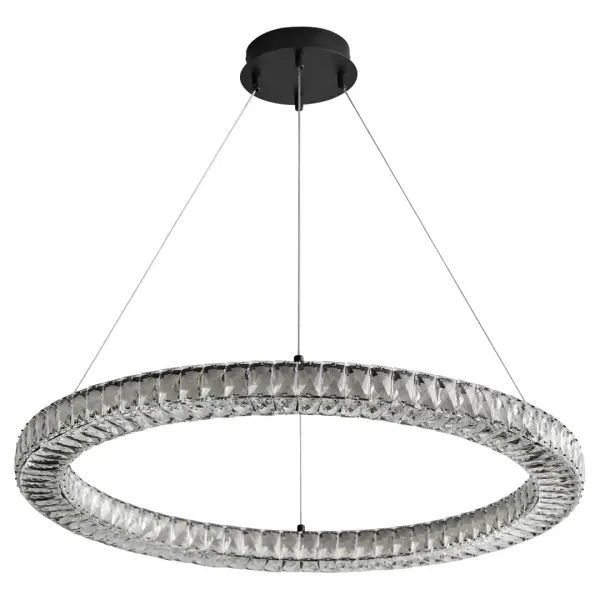 Versatile Crystal LED Pendant with Adjustable Color Temperature - Image 1
