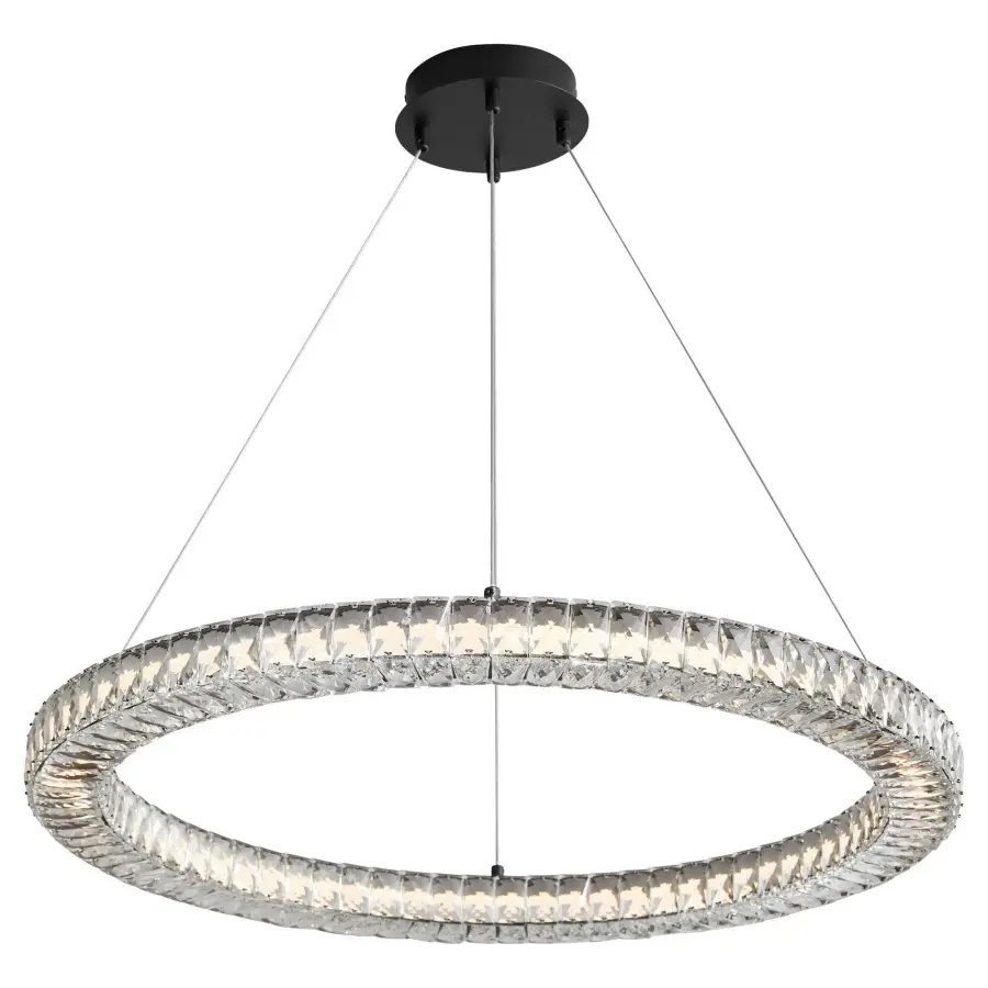 Versatile Crystal LED Pendant with Adjustable Color Temperature - Image 2