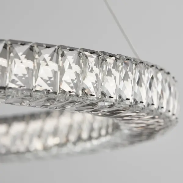 Versatile Crystal LED Pendant with Adjustable Color Temperature - Image 3