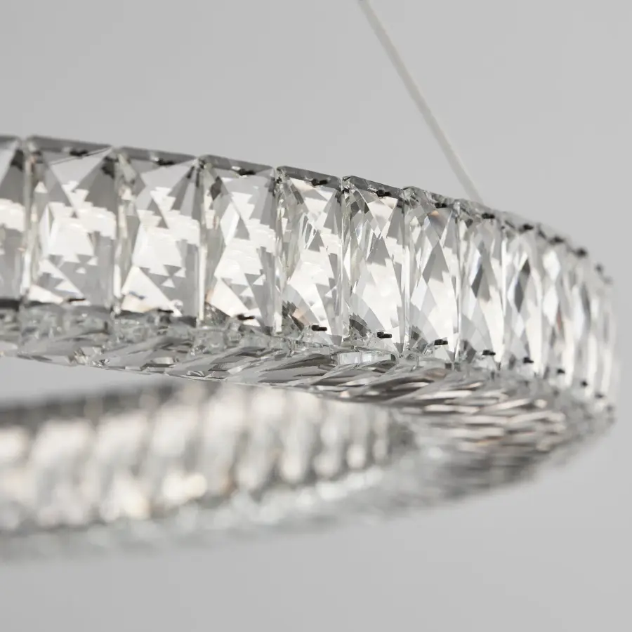 Versatile Crystal LED Pendant with Adjustable Color Temperature - Image 3