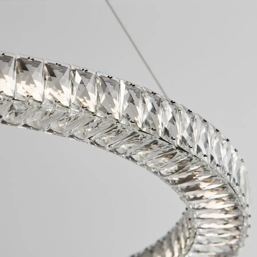 Versatile Crystal LED Pendant with Adjustable Color Temperature - Image 4