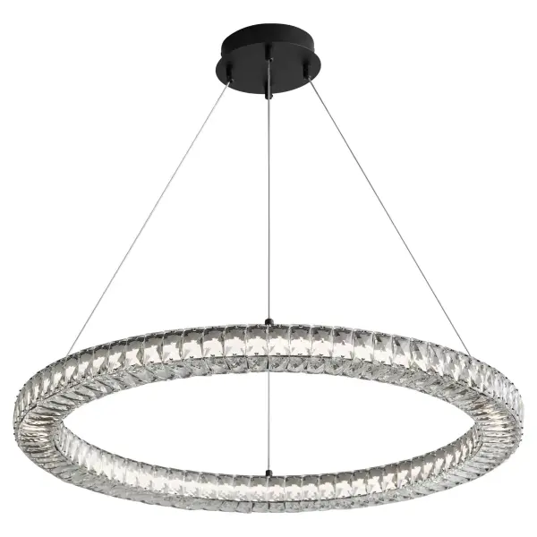 Versatile Crystal LED Pendant with Adjustable Color Temperature - Image 5