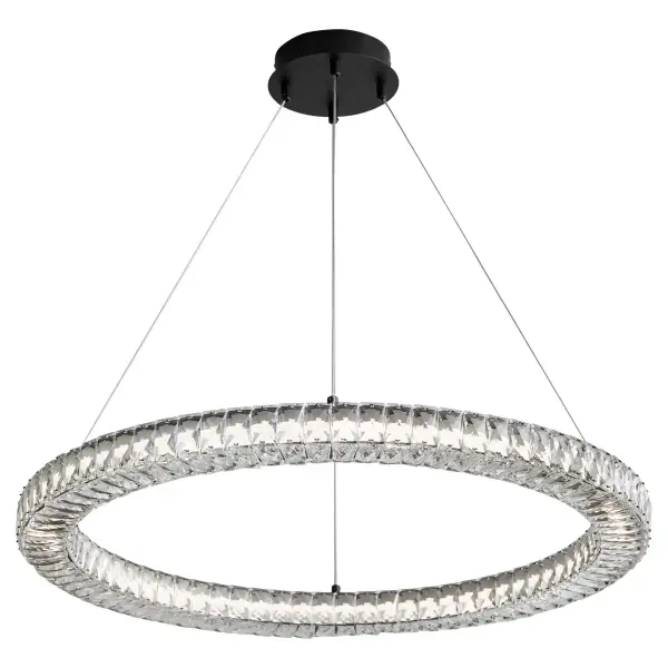 Versatile Crystal LED Pendant with Adjustable Color Temperature - Image 6