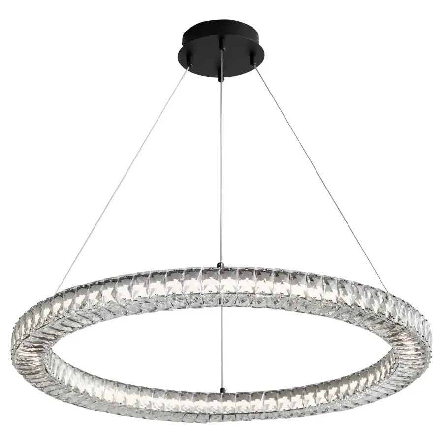 Versatile Crystal LED Pendant with Adjustable Color Temperature - Image 6