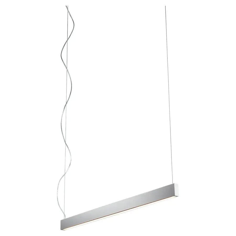 Zepp 38" LED Pendant in Polished Nickel - Image 1