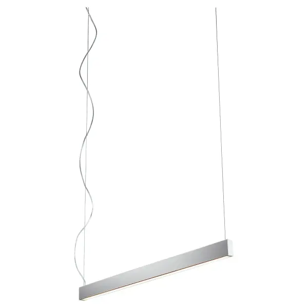 The Zepp delivers modern minimalism with its 38-inch linear profile and integrated LED technology. Polished nickel finish adds refined elegance while fully dimmable LEDs provide versatile lighting control for any space.