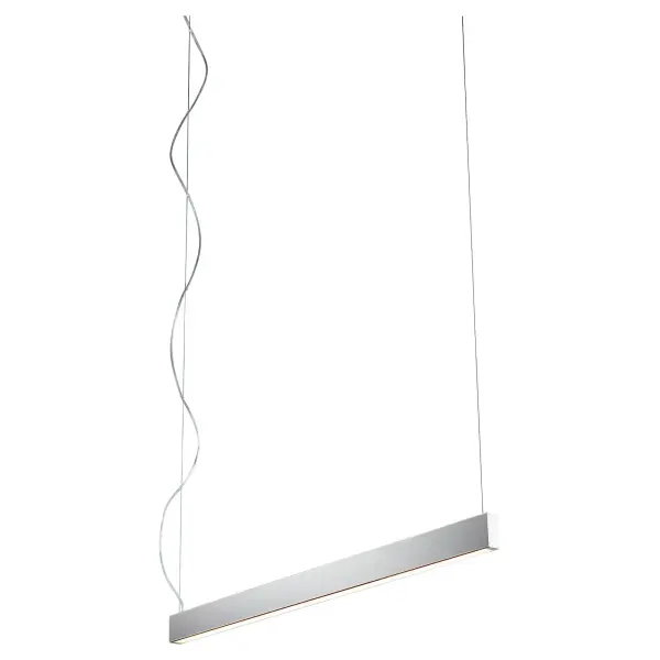 The Zepp delivers modern minimalism with its 38-inch linear profile and integrated LED technology. Polished nickel finish adds refined elegance while fully dimmable LEDs provide versatile lighting control for any space. - alternate view