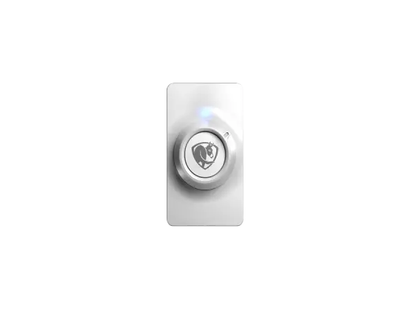 The Essence Wall Control offers convenient, wall-mounted control for compatible fans and lighting systems. Its clean design integrates seamlessly into contemporary interiors while providing intuitive operation. - alternate view