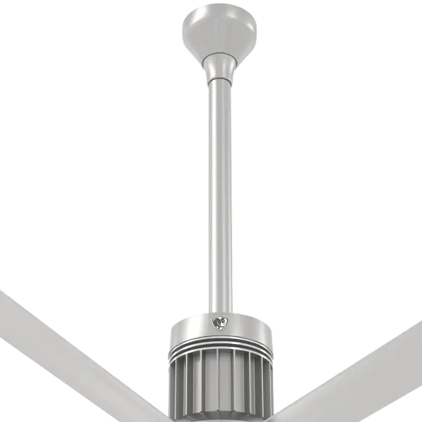 Professional-grade 24-inch downrod designed specifically for Big Ass Fans i6 series. Provides optimal air circulation in rooms with high ceilings while maintaining the sleek industrial aesthetic of the i6 platform.
