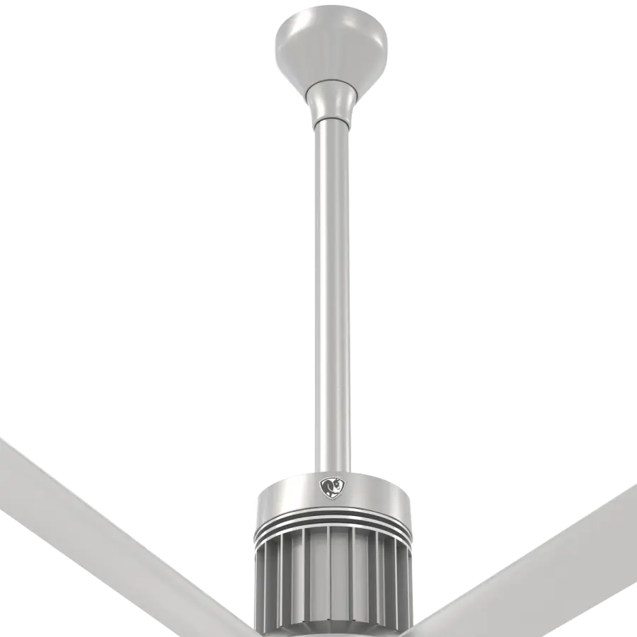 i6 Downrod 24" - Brushed Aluminum