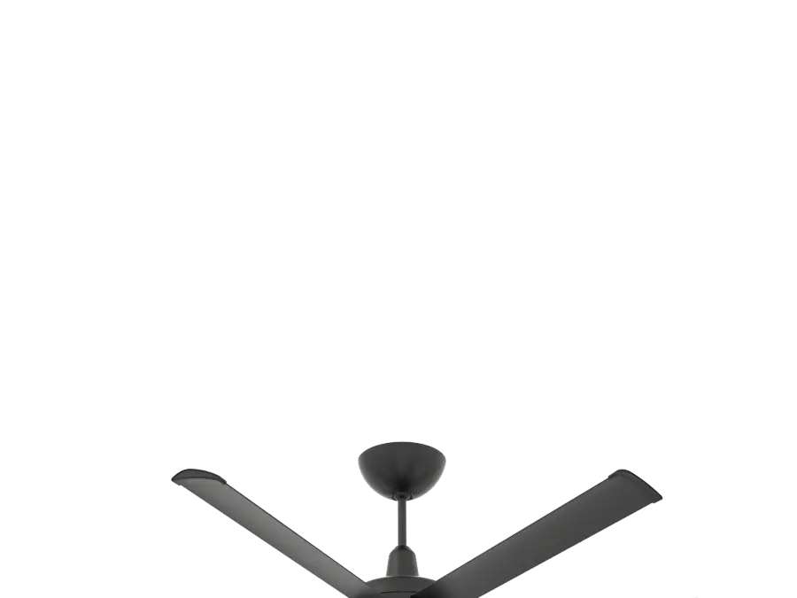 ES6 Ceiling Fan Downrod - Black (7-32 inch)