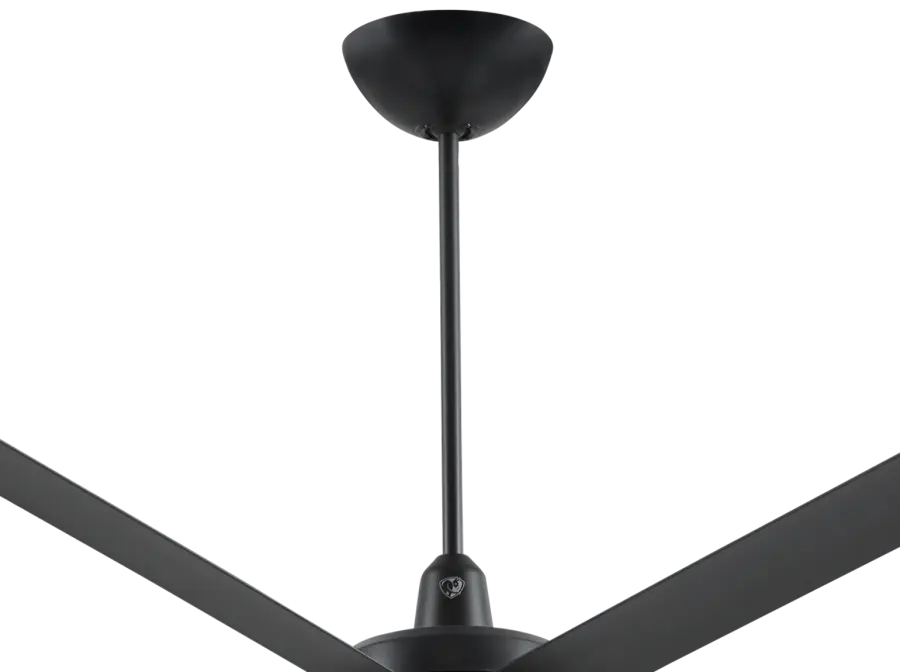 Turbo6 12" Downrod for Ceiling Fans - Black