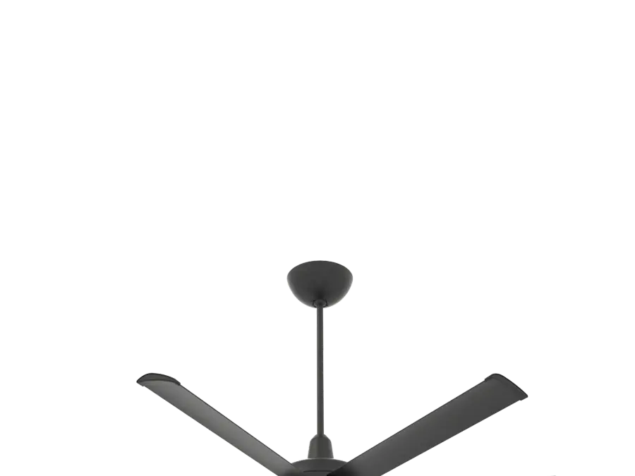 ES6 Ceiling Fan Downrod - 20 Inch Black