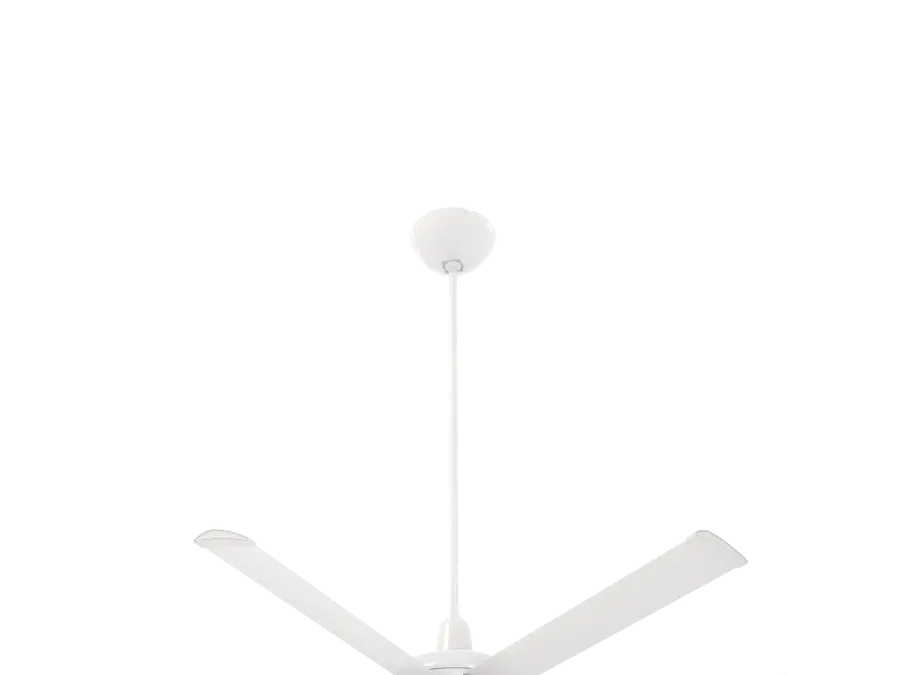 ES6 Ceiling Fan Downrod - White 32 inch