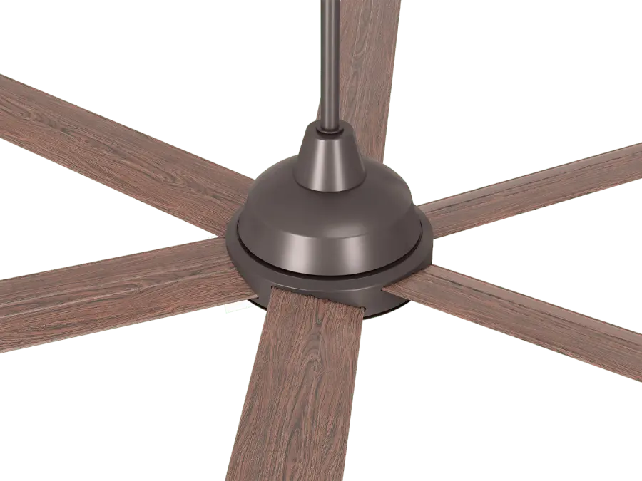 84" Bison Ceiling Fan with Walnut Foils - Image 3