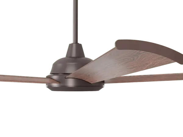 84" Bison Ceiling Fan with Walnut Foils - Image 4