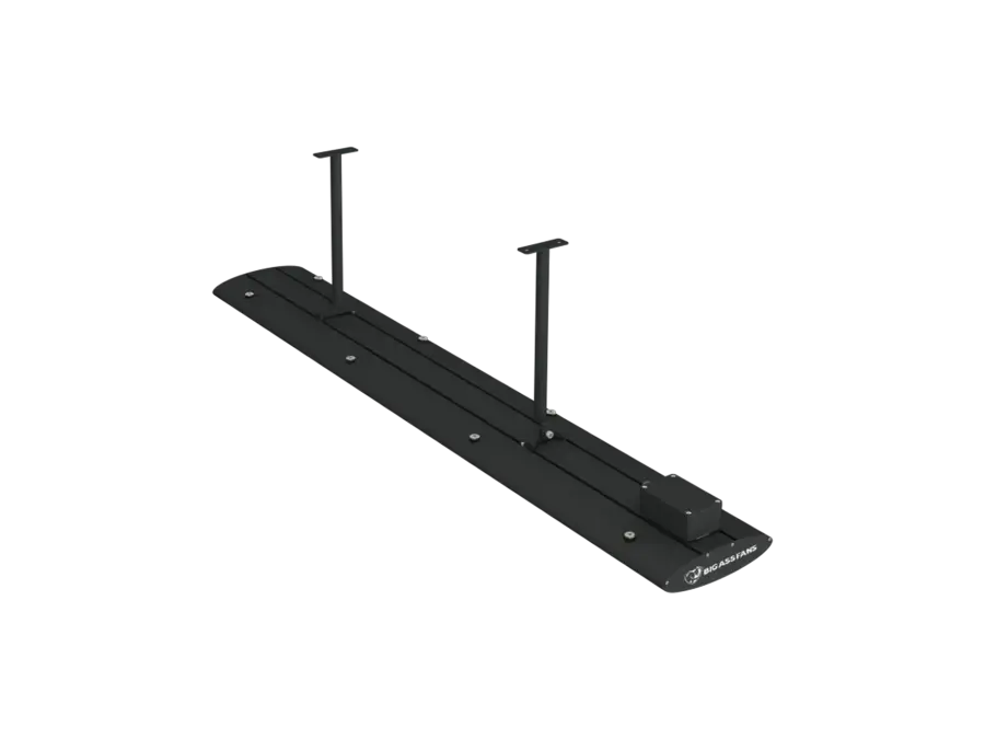 Vesper Ceiling Extension Brackets 12" - Black