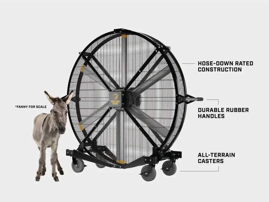Black Jack Portable Industrial Fan - Image 2