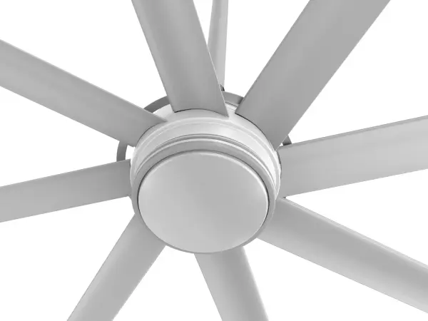 The Essence 8' ceiling fan brings commercial-grade HVLS technology to residential and light commercial spaces. With eight anodized aluminum blades and ultra-quiet operation, it delivers massive airflow while maintaining a sleek, modern aesthetic. - alternate view
