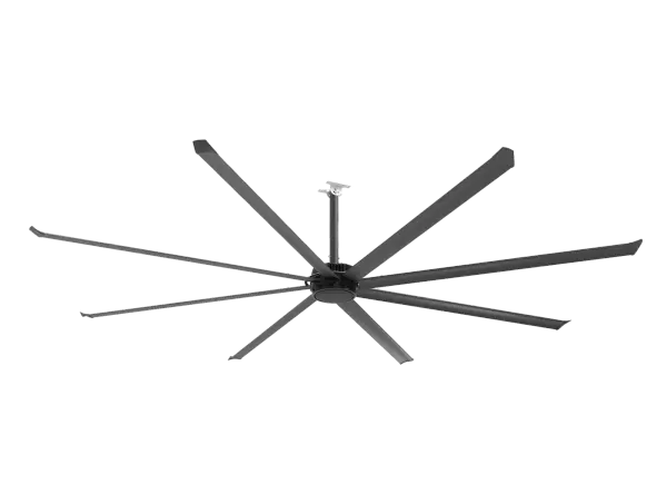 Essence 12' Ceiling Fan in Black - Image 1