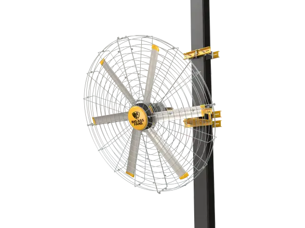 The Pivot Directional Fan delivers powerful, targeted airflow for industrial and commercial spaces. With 6.35-foot diameter and over 1,000 operational positions, it provides flexible cooling exactly where needed.