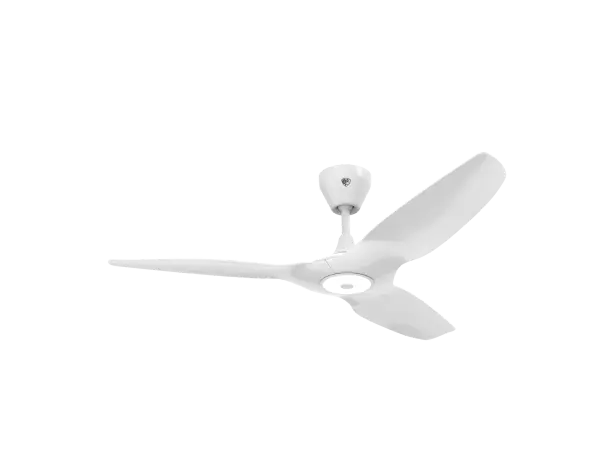The Haiku L delivers flagship performance at an accessible price point. Its permanent-magnet motor ensures energy-efficient, whisper-quiet operation while the integrated LED provides 1,361 lumens across 16 dimmable levels. Smart modes like Whoosh, Eco, and Timer offer customized comfort through remote or mobile app control with HomeKit, Alexa, and Google Home integration. - alternate view