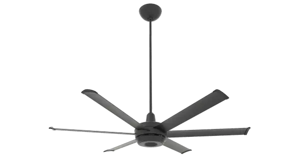 The es6 combines Big Ass Fans' industrial-grade engineering with sophisticated residential design. Features smart home integration, RGB color-changing uplight, and whisper-quiet operation in a 60" diameter perfect for large spaces.