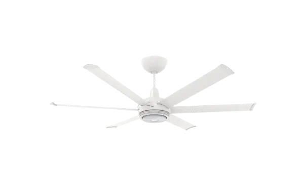 The es6 combines Big Ass Fans' industrial-grade engineering with sophisticated residential design. Features smart home integration, color-changing uplight, and exceptional airflow in a sleek contemporary package.