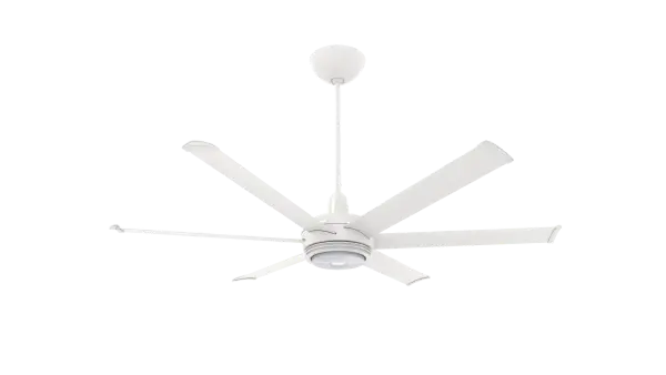 The es6 combines Big Ass Fans' industrial-grade engineering with sophisticated residential design. Features smart home integration, RGB color-changing uplight, and whisper-quiet operation in a sleek contemporary package.