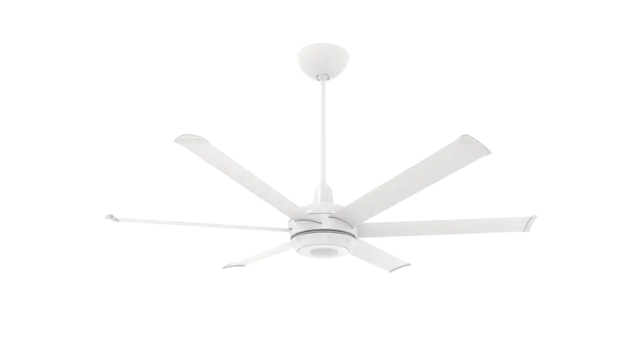 es6 60" Smart Ceiling Fan with Uplight - White