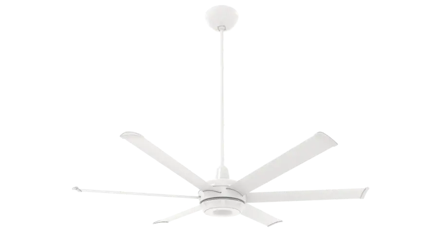 es6 60" Smart Ceiling Fan with Uplight - White