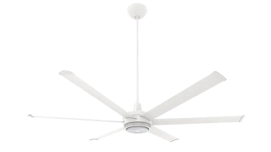 es6 72" Smart Ceiling Fan with LED Light - White