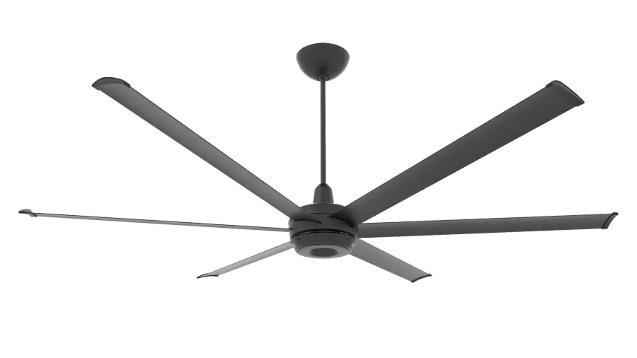 es6 84" Smart Ceiling Fan with 20" Extension
