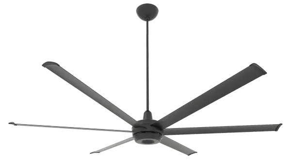 es6 84" Smart Ceiling Fan with Uplight - Black