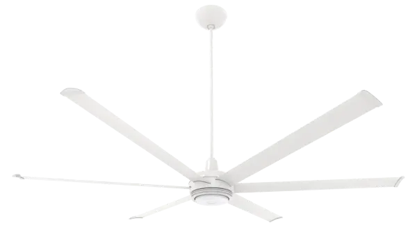 es6 84" Smart Ceiling Fan with LED Uplight - White