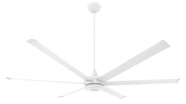 es6 84" Smart Ceiling Fan with Uplight - White