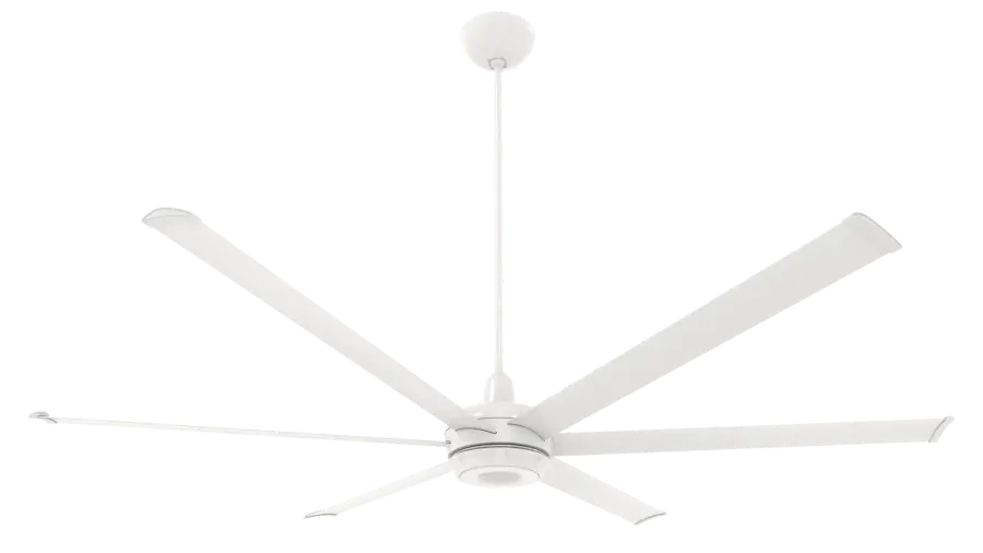 es6 84" Smart Ceiling Fan with Uplight - White