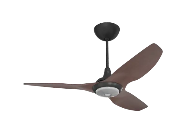 The Haiku Gen 4 combines cutting-edge smart technology with elegant design. Features include SenseME environmental sensors, WiFi/Bluetooth connectivity, LED downlight and chromatic uplight, and eco-friendly bamboo airfoils.