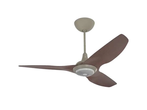 The Haiku Gen 4 combines sophisticated technology with elegant design, featuring WiFi/Bluetooth connectivity, SenseME environmental sensors, and dual LED lighting with adjustable color temperatures. Eco-friendly bamboo airfoils and whisper-quiet operation make this a luxury choice for modern homes.