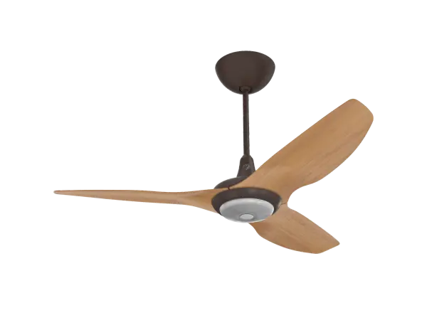 The Haiku Gen 4 combines sophisticated smart home technology with elegant design. Features SenseME environmental sensors, WiFi/Bluetooth connectivity, dual LED lighting with adjustable color temperature, and eco-friendly bamboo airfoils.