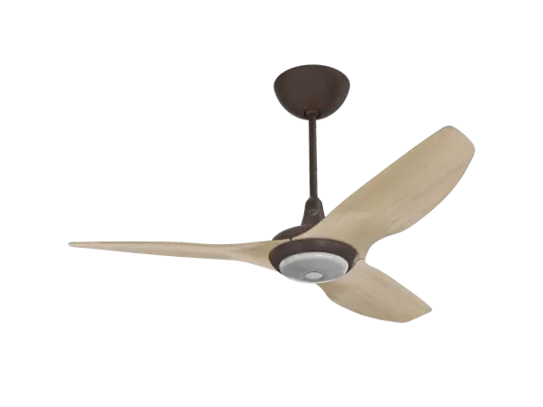 The Haiku Gen 4 combines sophisticated smart home technology with elegant design. Features SenseME environmental sensors, WiFi/Bluetooth connectivity, dual LED lighting with adjustable color temperatures, and eco-friendly bamboo airfoils.