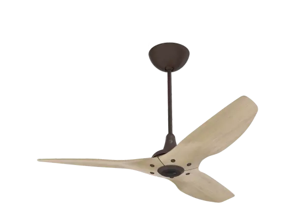 The Haiku Gen 4 combines sophisticated technology with elegant design, featuring SenseME environmental sensors, WiFi/Bluetooth connectivity, and customizable LED lighting. Natural bamboo airfoils and whisper-quiet operation make it ideal for modern homes.