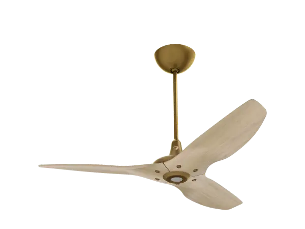The Haiku Gen 4 combines sophisticated smart home technology with eco-friendly bamboo airfoils and luxurious gold finish. Features SenseME environmental sensors, LED lighting with adjustable color temperatures, and seamless integration with major smart home platforms.