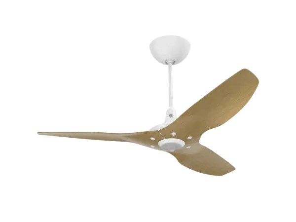 The Haiku Gen 4 combines aircraft-grade aluminum construction with advanced smart features like SenseMe technology, WiFi/BLE connectivity, and natural breeze simulation for superior outdoor comfort.